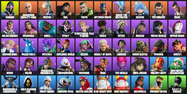 [PC/PSN/XBOX] 50 skins | Xander | Optimus Prime | Twyn | Paradigm (Reality-659) | Nezumi | Mizuki | Era | The Ageless | Full Access + Email Changeable #581