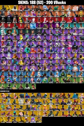 (PC/PSN/XBOX) 188 SKINS πRenegade Raider π Master Chief (Matte Black) π Gold Midas π Shady Doggo π Valeria π The Foundation π 200 V-Buck PARENTAL CONTROL β image 1
