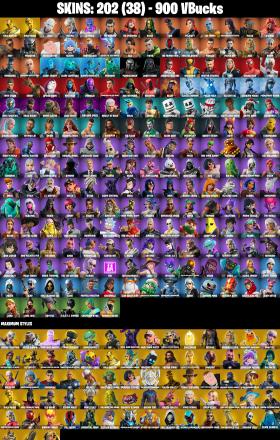 (PC/PSN/XBOX) 202 SKINS πGold Brutus π Gold Midas π Snap π Mizuki π Kymera π The Ageless π The Imagined π Hades π Fade π 900 V-Buck PARENTAL CONTROL β image 1