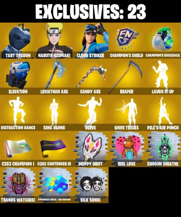 (PC/PSN/XBOX) 217 SKINS 🌟Tart Tycoon 💎 Naruto Uzumaki 💎 Cloud Striker 💎 Omegarok 💎 Predator 💎 Frostbite 💎 The Imagined 💎 Raz 💎 Polarity 💎 250 V-Buck PARENTAL CONTROL — image 2