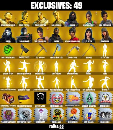 (PC/PSN/XBOX) 300 VB) 350 SKINS 🌟Gold Meowscles 💎 Gold TNTina 💎 Gold Brutus 💎 Gold Midas 💎 Renee 💎 Major Glory 💎 NBA 75 Swish 💎 Grind / PARENTAL CONTROL — image 2