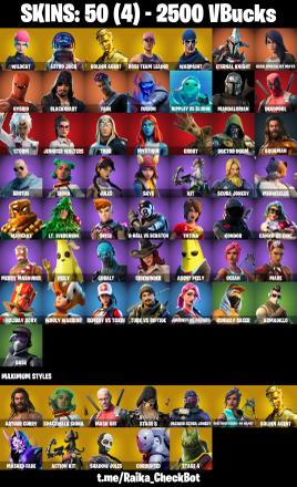 (PC/PSN/XBOX) 2500 VB) 50 SKINS πWildcat π Astro Jack π Gold Midas π Eternal Knight π Gear Specialist Maya π Hybrid π Blackheart π Fade / PARENTAL CONTROL β image 1