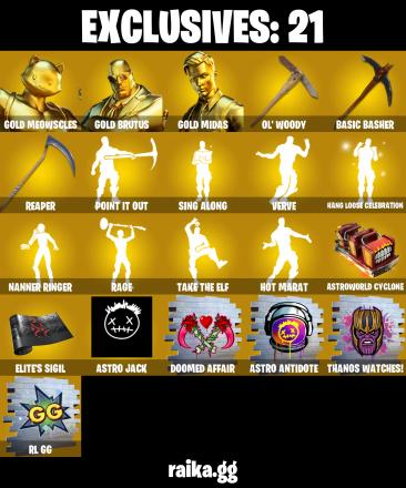 (PC/PSN/XBOX) 50 VB) 232 SKINS 🌟Gold Meowscles 💎 Gold Brutus 💎 Gold Midas 💎 Sorana 💎 Omegarok 💎 The Prisoner 💎 Mizuki 💎 Catalyst 💎 Predator / PARENTAL CONTROL — image 2