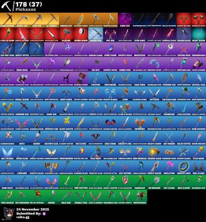[PC/PSN/XBOX]  193 skins | IKONIK | Tart Tycoon | Mizuki | Renzo the Destroyer | Kado Thorne | Omegarok | Spectra Knight | Peter Griffin | Optimus Prime | Valeria | 500 VB — image 4
