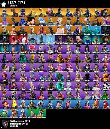 [PC/PSN/XBOX] 137 skins | Neo Versa | Travis Scott | Astro Jack | Gold Brutus | Gold Midas | Vivi Chroma | Fixer | Point Patroller | Lina Scorch | Trilogy | 400 VB — image 5