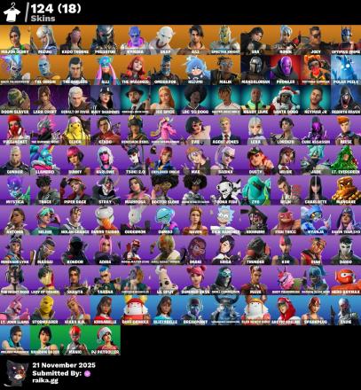 [PC/XBOX]   124 skins | Leviathan Axe | Major Glory | Mizuki | Kado Thorne | Predator | Kymera | Snap | Raz | Spectra Knight | Era | Ronin | Joey | 100 VB — image 5