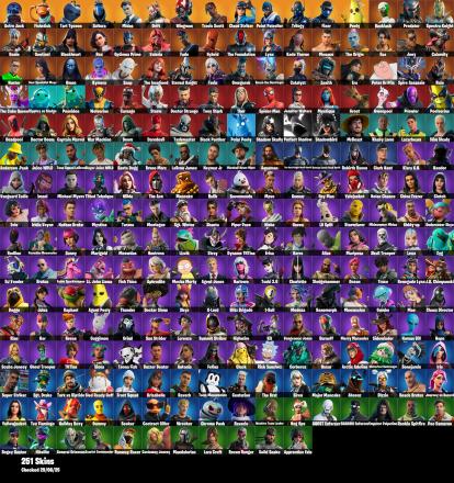 [PC/XBOX] 251 Skins+Travis Scott+Drift+Astro Jack+Fishstick+Tart Tycoon+Sultura+Midas+Wingman+Cloud Striker ⸱ PARENTAL CONTROL — image 7