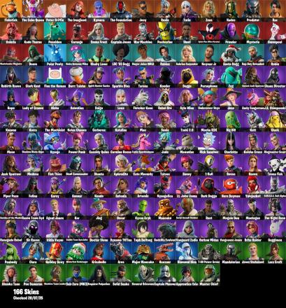 [PC/PSN/XBOX] 166 Skins+Fishstick+Astroworld Cyclone+Carnage+T-60 Power Armor+Finn the Human+Durrr Taisho+Clara+300 VB #CODE-359984 — image 3
