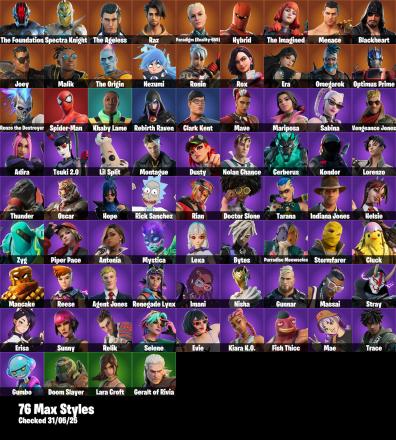 [PC/PSN/XBOX] 118 Skins+Spider-Man+Take The Elf+Peely+Lil' Kev+Rust Bucket+Shooting Starstaff+Take The Elf+Hot Marat++550 VB #REF-359486 — image 3