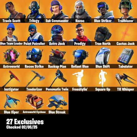 [PC/PSN/XBOX] 55 Skins+Travis Scott+Trilogy+Sub Commander+Havoc+Blue Striker+Trailblazer+Blue Team Leader+250 VB #ACC-359994 — image 4