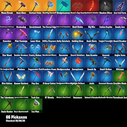 [PC/PSN/XBOX] 63 Skins+OG STW+Travis Scott+Fishstick+Cactus Jack+Pursuit+Skirmish+Mean Streak+Rose Glow+275 VB #ID-359497 — image 4