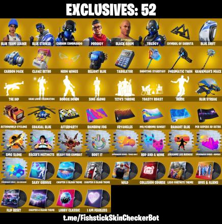 [PC/PSN/XBOX] 126 skins Blue Team Leader | Blue Striker | Carbon Commando | Prodigy | Black Adam | Trilogy | Kado Thorne | Menace | The Foundation | TGSFN25 — image 6