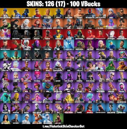 [PC/PSN/XBOX] 126 skins Blue Team Leader | Blue Striker | Carbon Commando | Prodigy | Black Adam | Trilogy | Kado Thorne | Menace | The Foundation | TGSFN25 — image 1