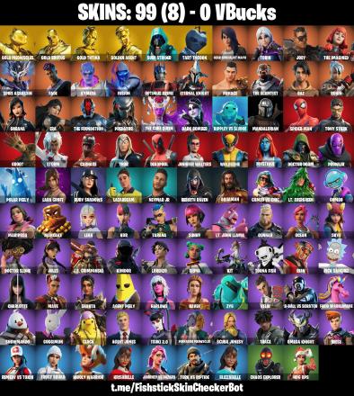 [PC/PSN/XBOX] 99 skins Gold Meowscles | Gold Brutus | Gold TNTina | Gold Midas | Surf Strider | Tart Tycoon | Gear Specialist Maya | Torin | Joey | TGSFN36 — image 1