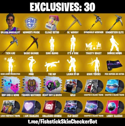 [PC/PSN/XBOX] 88 skins Menace | Dynamo Dancer | Nezumi | Malik | Kymera | The Foundation | Snap | The Ageless | Raz | Ronin | Torin | Predator | Joey | TGSFN79 — image 5