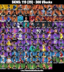 [PC/PSN/XBOX] 119 skins Gold Midas | Trailblazer | Tart Tycoon | Eternal Knight | Ragnarok | Luxe | Hybrid | Fade | Drift | Raven | Love Ranger | TGSFN76