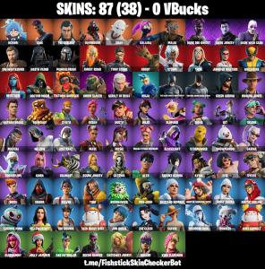 [PC/PSN/XBOX] 87 skins Nezumi | Fade | The Ageless | Oppressor | Snap | Galaxia | Malik | Dark Red Knight | Dark Jonesy | Dark Wild Card | Obi-Wan Kenobi | TGSFN30