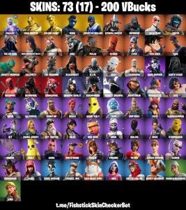 [PC/PSN/XBOX] 73 skins Galaxy | Gold Brutus | Gold Midas | Fixer | Point Patroller | Eternal Knight | Enforcer | Wild Card | Zenith | The Ice King | TGSFN61