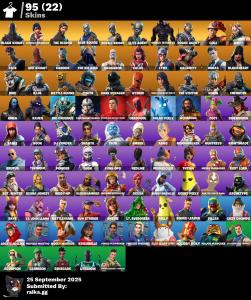 🎭[PC] 232 skins | OG STW | Renegade Raider | Aerial Assault Trooper | Black Knight | Sparkle Specialist | The Reaper | Blue Squire | Royale Knight | 1135 VB

 🎭 💎 FULL ACCESS 🎮 PSN/XBOX/PC

⭐⭐ EXCLUSIVE OFFER ⭐⭐ 
☀️ LIMITED SUMMER DEAL ☀️ — Fortnite account listing