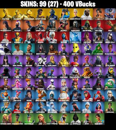 PC/PSN/XBOX ♨️99 skins ✨ Lara Croft ✨ Deadpool ✨ Gold Midas ✨ Gold Brutus ✨ Gold Meowscles ✨ Reaper ✨ Rage ✨ Eternal Knight ✨ Tony Stark ✨ #B951 — image 2