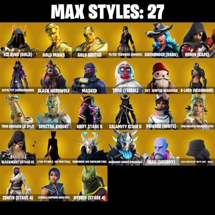 PC/PSN/XBOX ♨️115 skins ✨ Gold Midas ✨ Gold Brutus ✨ Orange Justice ✨ Drift ✨ Go Mufasa ✨ Ragnarok ✨ Dire ✨ The Ice King ✨ Peely ✨ Spider-Man ✨ #B885 — image 7