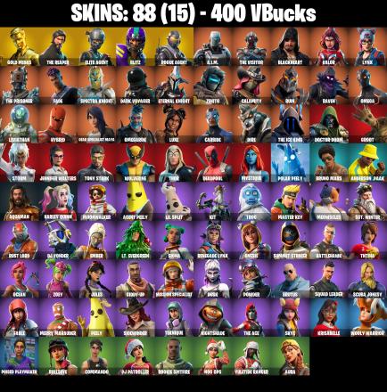 PC/PSN/XBOX ♨️88 skins ✨ Deadpool ✨ Gold Midas ✨ Reaper ✨ The Reaper ✨ Elite Agent ✨ Omega ✨ Take The L ✨ Orange Justice ✨ Blitz ✨ #B967 — image 2