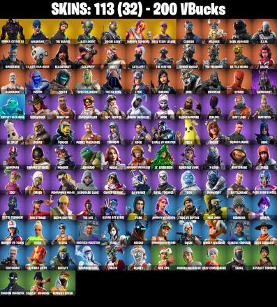 PC/PSN/XBOX ♨️113 skins ✨ OG STW ✨ Omega (stage 5) ✨ The Reaper ✨ Elite Agent ✨ Take The L ✨ Orange Justice ✨ Dark Voyager ✨ Rogue Agent ✨ Drift ✨ #B851 — image 2
