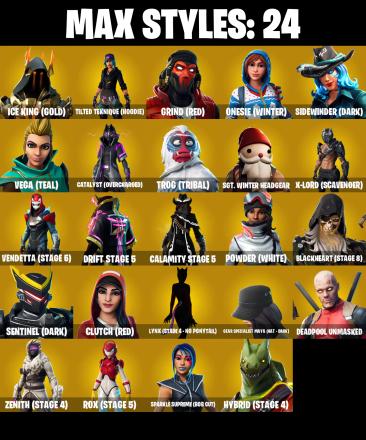 PC/PSN/XBOX ♨️100 skins ✨ OG STW ✨ Deadpool ✨ The Reaper ✨ Elite Agent ✨ Take The L ✨ World Warrior ✨ Orange Justice ✨ Dark Voyager ✨ Rogue Agent ✨ #B863 — image 7