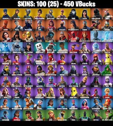 PC/PSN/XBOX ♨️100 skins ✨ OG STW ✨ Deadpool ✨ The Reaper ✨ Elite Agent ✨ Take The L ✨ World Warrior ✨ Orange Justice ✨ Dark Voyager ✨ Rogue Agent ✨ #B863 — image 2