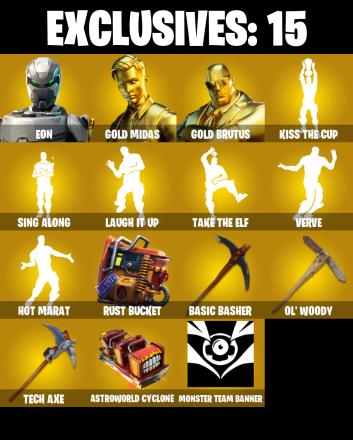PC/PSN/XBOX ♨️94 skins ✨ Eon ✨ Deadpool ✨ Gold Midas ✨ Gold Brutus ✨ Drift ✨ Ragnarok ✨ Dire ✨ Peely ✨ Vendetta ✨ Ultima Knight ✨ Fusion ✨ #B904 — image 1