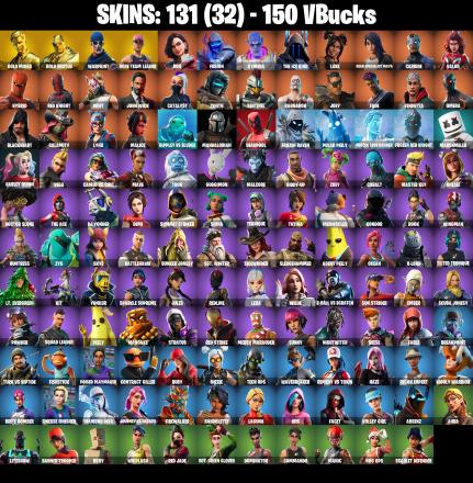PC/PSN/XBOX ♨️131 skins ✨ OG STW ✨ Deadpool ✨ Gold Midas ✨ Gold Brutus ✨ Candy Axe ✨ Omega ✨ Orange Justice ✨ Drift ✨ Carbide ✨ Jabba Switchway ✨ #B753 — image 2