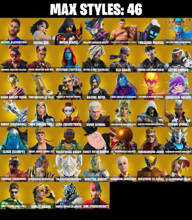 PC/PSN/XBOX ♨️102 skins ✨ Yuji Itadori ✨ Lara Croft ✨ Orange Justice ✨ Tony Stark ✨ Menace ✨ Spire Assassin ✨ Carnage ✨ The Ageless ✨ #B943 — image 7