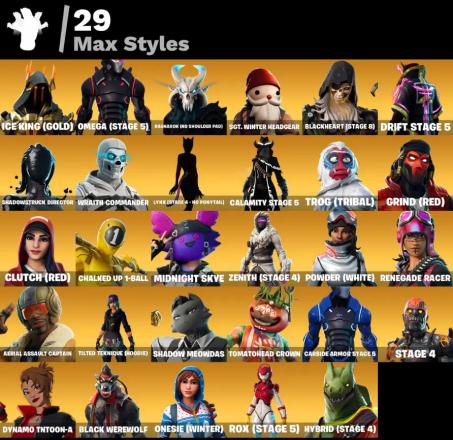 [PC/PSN/XBOX] 🎮 192 Skins | 🛡️ Black Knight | 🏰 OG STW | 🔥 Renegade Raider | ✈️ Aerial Assault Trooper | ✨ Sparkle Specialist | 💀 The Reaper | 🛡️ Blue Squire | 💰 195 V-Bucks — image 2