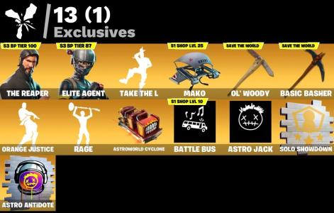 [PC/PSN/XBOX] 42 skins | The Reaper | Elite Agent | Carbide | Drift | Dark Voyager | Valor | Fade | Robin | Superman | Jules | Ocean | Teknique | 24/7 |