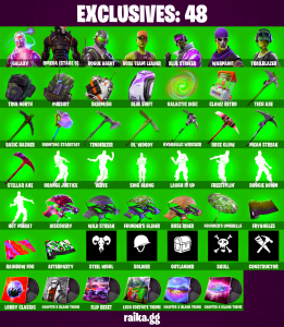 🔴♦️ EXCLUSIVE ACCOUNT ♦️🔴 GALAXY 💎 44 skins 💎 OG STW 💎 Omega (stage 5) 💎 Rogue Agent 💎 Blue Striker 💎 Trailblazer 💎 Cuddle Team Leader 💎 Carbide 💎 Valor 💎 Ravage 💎 The Visitor 💎 Dark Vanguard 💎 Ragnarok 💎 Drift 💎 PC\PSN\XBOX\SWITCH 💎