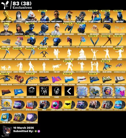 [PC/PSN/XBOX] 227 skins | Master Chief | Gold Midas | Point Patroller | Mike Lowrey | 32 Marvel Skins | Naruto Uzumaki | Leviath — image 2