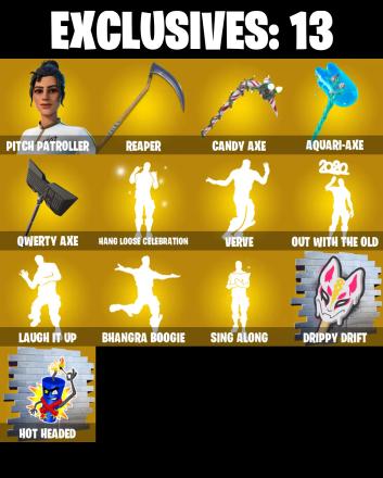 (PC/PSN/XBOX) 182 SKINS / Pitch Patroller 🎰 Snap 🎰 The Foundation 🎰 Ronin 🎰 Eternal Knight 🎰 Menace 🎰 Spire Assassin 🎰 350 V-Buck PARENTAL CONTROL — image 1