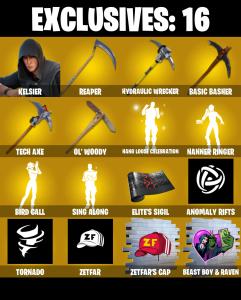 (PC/PSN/XBOX) 204 SKINS / Renegade Raider 🎰 Kelsier 🎰 Hades 🎰 The Foundation 🎰 Ronin 🎰 Menace 🎰 Spire Assassin 🎰 Midas Rex 🎰 1700 V-Buck PARENTAL CONTROL — Fortnite account listing