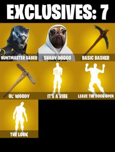 (PC/PSN/XBOX) 305 SKINS ๐ Renegade Raider ๐ Huntmaster Saber ๐ Shady Doggo ๐ John Wick ๐ Era ๐ Backlash ๐ Optimus Prime ๐ 1000 V-Buck PARENTAL CONTROL โ Fortnite account listing