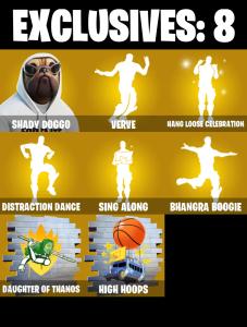 (PC/PSN/XBOX) 213 SKINS ๐ Shady Doggo ๐ Eternal Knight ๐ Raz ๐ Torin ๐ Chomp Sr. ๐ The Imagined ๐ Zeus ๐ 2950 V-Buck PARENTAL CONTROL โ Fortnite account listing