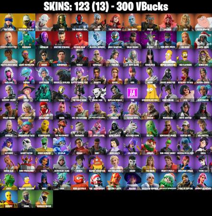 (PC/PSN/XBOX) 123 SKINS / Neo Versa π° Subzero Cryptic π° Snap π° Hades π° The Foundation π° Ronin π° The Imagined π° The Origin π° 300 V-Buck PARENTAL CONTROL β image 2