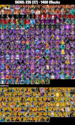 (PC/PSN/XBOX) 235 SKINS π Kratos π Shady Doggo π Spire Assassin π Kymera π The Foundation π Optimus Prime π Twyn π Malik π Era π 1400 V-Buck PARENTAL CONTROL β image 2