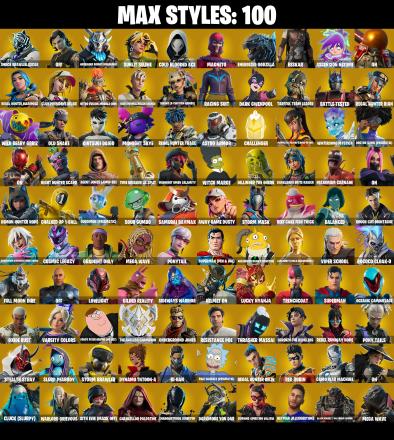 (PC/PSN/XBOX) 235 SKINS π Kratos π Shady Doggo π Spire Assassin π Kymera π The Foundation π Optimus Prime π Twyn π Malik π Era π 1400 V-Buck PARENTAL CONTROL β image 3