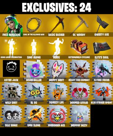 (PC/PSN/XBOX) 272 SKINS π FNCS Renegade π Era π Paradigm (Reality-659) π Predator π Spire Assassin π Fade π Kymera π Backlash π 1700 V-Buck PARENTAL CONTROL β image 1