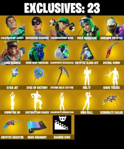 (PC/PSN/XBOX) 370 SKINS 🍒 Renegade Raider 🍒 Aerial Assault Trooper 🍒 Championship Jonesy 🍒 Unchained Ramirez 🍒 1550 V-Buck PARENTAL CONTROL — Fortnite account listing
