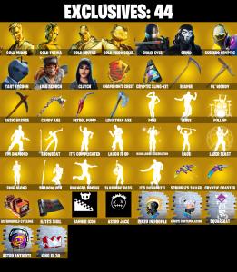 (PC/PSN/XBOX) 305 SKINS 🍒 Renegade Raider 🍒 Gold Midas 🍒 Gold TNTina 🍒 Gold Brutus 🍒 Gold Meowscles 🍒 Snake Eyes 🍒 Grind 🍒 1550 V-Buck PARENTAL CONTROL — Fortnite account listing