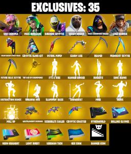 (PC/PSN/XBOX) 256 SKINS 🍒 Vivi Chroma 🍒 FNCS Renegade 🍒 Subzero Cryptic 🍒 Shady Doggo 🍒 FNCS Champion Seeker 🍒 Lina Scorch 🍒 200 V-Buck PARENTAL CONTROL — Fortnite account listing