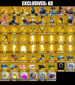 (PC/PSN/XBOX) 425 SKINS π Renegade Raider π Gold Midas π Gold Brutus π Sultura π Cobalt Snowfoot π Cloud Striker π Lina Scorch π 0 V-Bucks PARENTAL CONTROL β Fortnite account listing