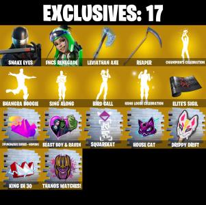 (PC/PSN/XBOX) 221 SKINS 🍒 Renegade Raider 🍒 Snake Eyes 🍒 FNCS Renegade 🍒 Spire Assassin 🍒 Kymera 🍒 Joltara 🍒 Optimus Prime 🍒 1500 V-Buck PARENTAL CONTROL — Fortnite account listing