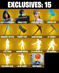 (PC/PSN/XBOX) 226 SKINS 🍒 FNCS 3:1 Champion 🍒 Snake Eyes 🍒 Kata Captain 🍒 Kymera 🍒 The Foundation 🍒 Optimus Prime 🍒 Malik 🍒 Era 🍒 750 V-Buck PARENTAL CONTROL — Fortnite account listing
